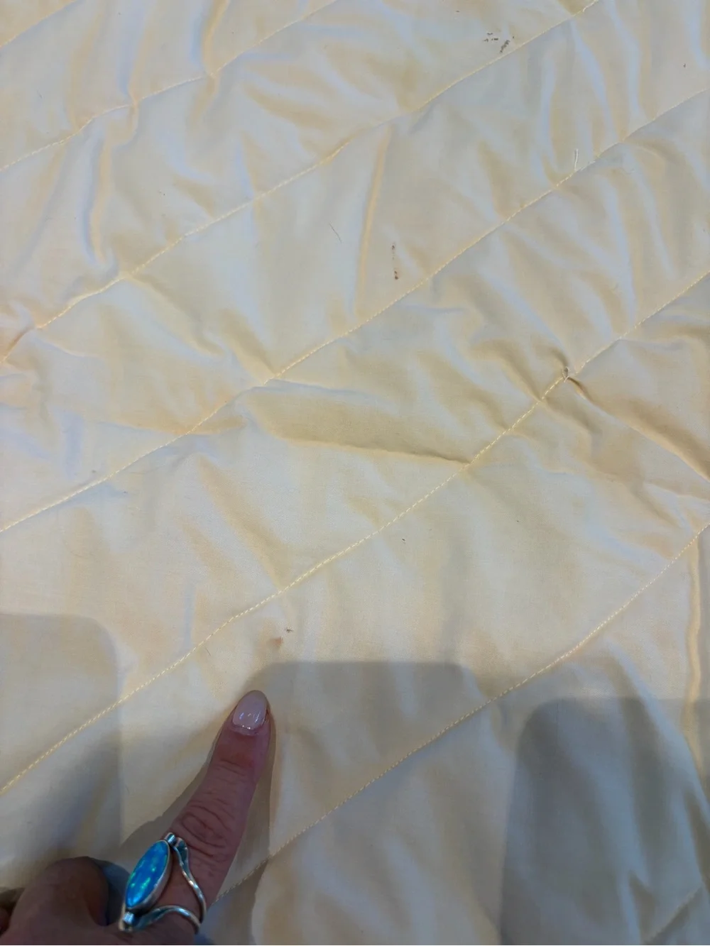 Handmade Pastel Patchwork Baby Quilt / Play Mat